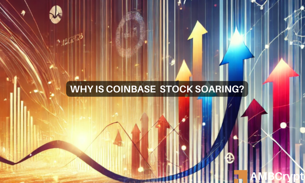 Coinbase股价在加密货币上涨中飙升：是什么推动了反弹？